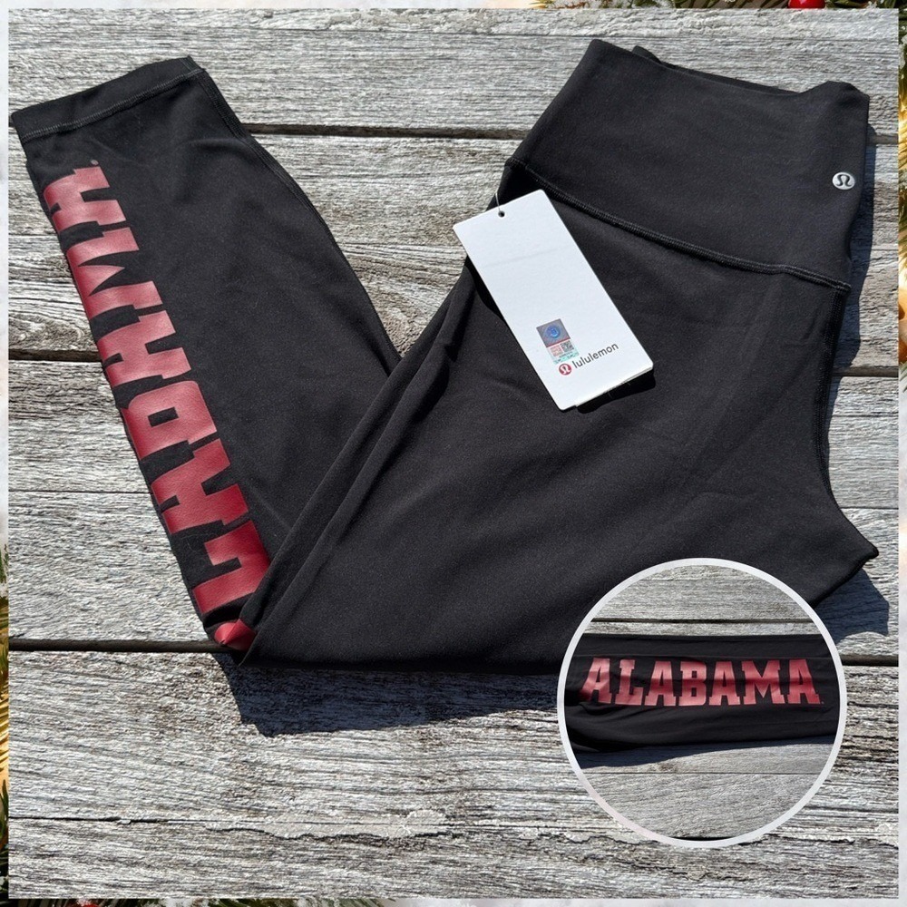 Lululemon University of‎ Alabama Align 25" Pant Crimson size 14 NWT
